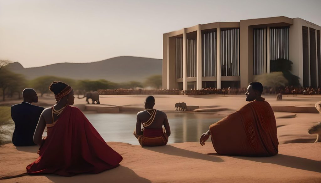 Botswana as a version of Wakanda envisioned by AI