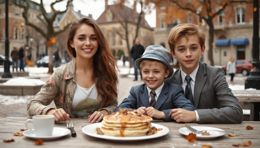 Maple syrup and pancakes brothers in arms