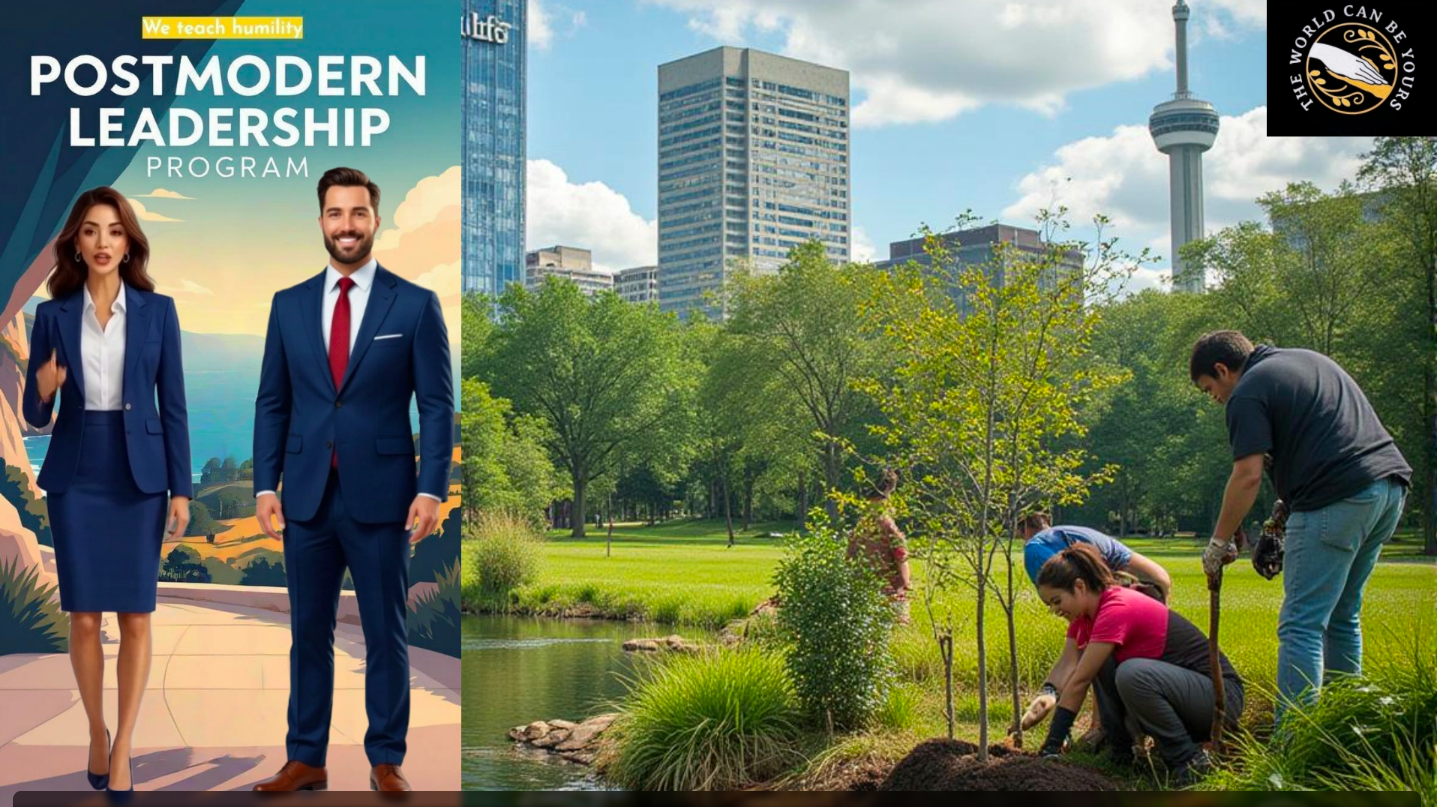 Post modern leadership program - we all grow from the World Can Be Yours